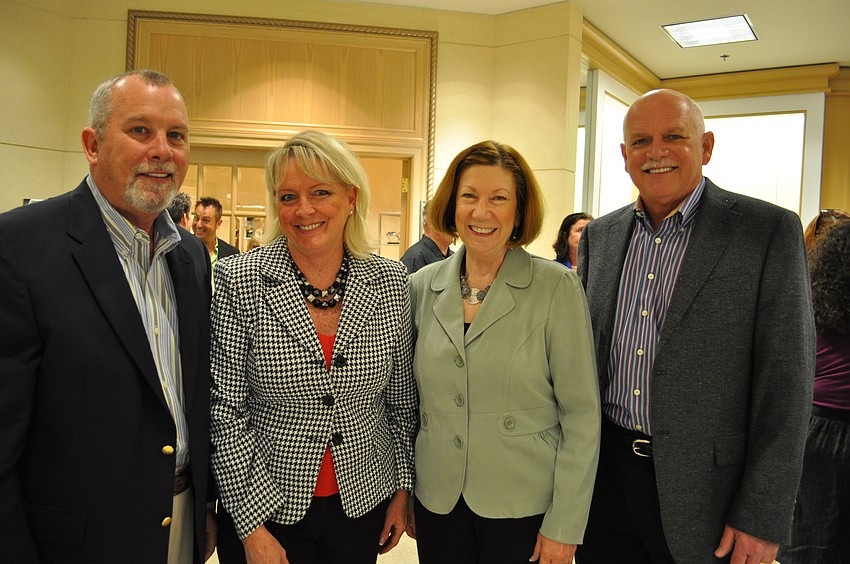 John and Carol Rice with Rose and Ron Carlson