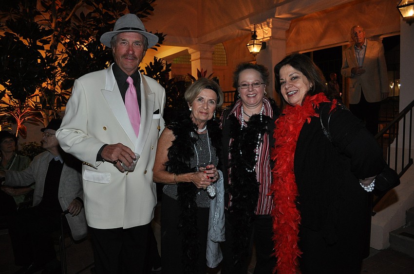 Ned and Mary Richardson, Julie Maykowski and Susan Danis