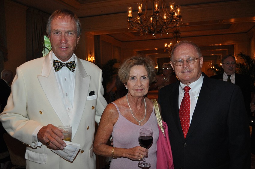 Ned and Mary Richardson with Jim Weisenborne