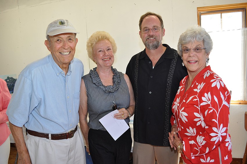 Walt Roberts, Susie Samp, artist Christopher Still and Babs Taliaferro-Potter