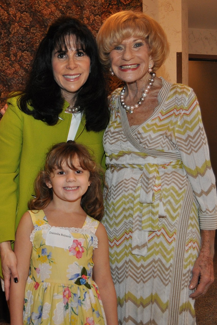Nancy Roberts, Daniella Roberts and Flori Roberts
