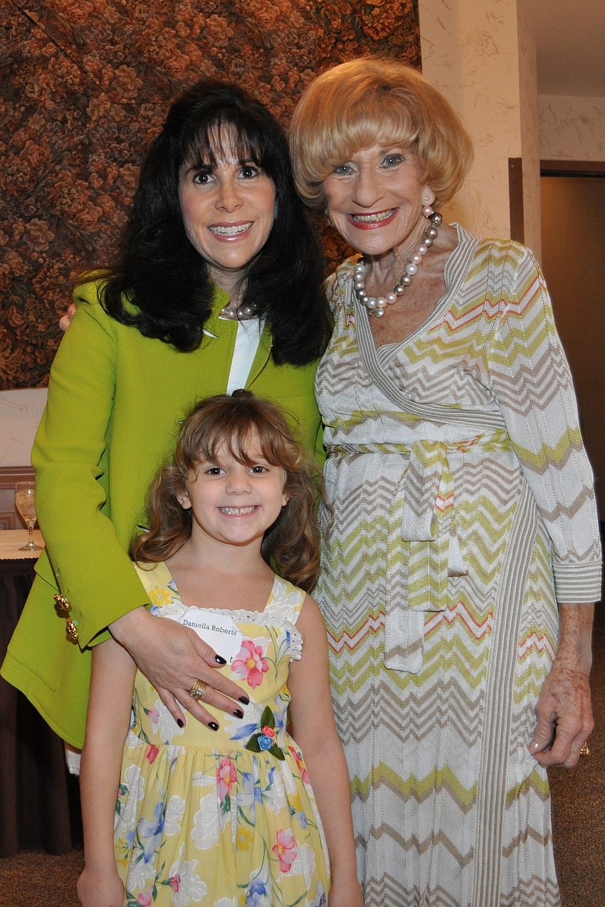 Nancy Roberts, Daniella Roberts and Flori Robert