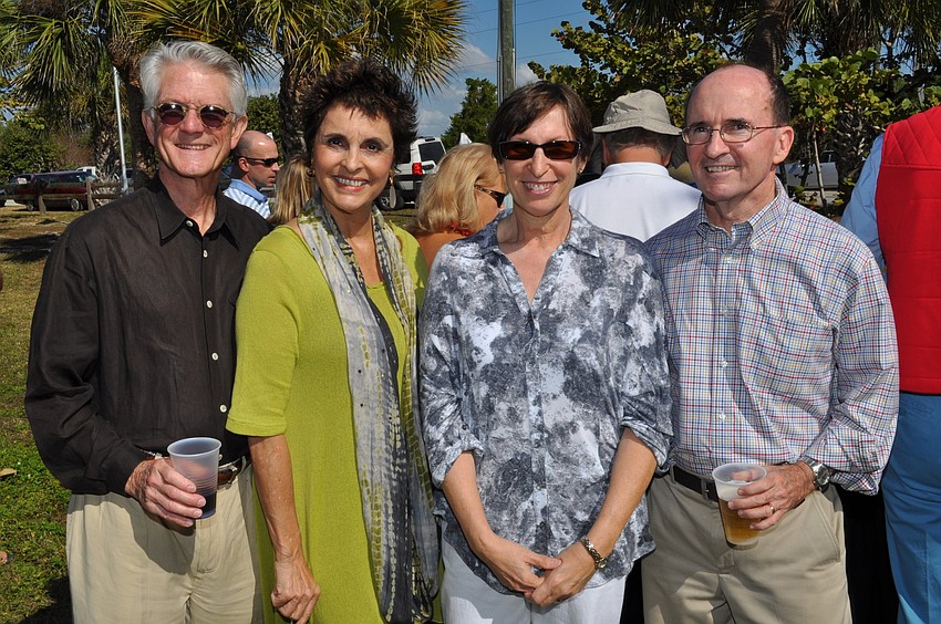 Jim and Joy Rogers with Ilene and David Denton