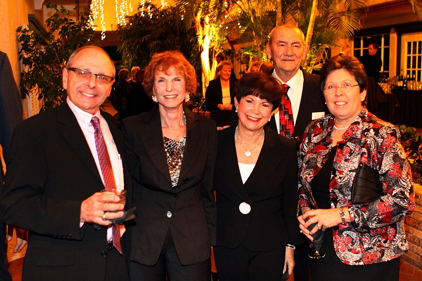 Alfred and Adela Rose, Sheila Wynne, Bob Dudley and Martha Honey