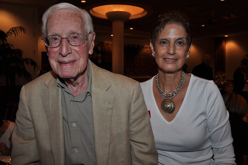 Robert Rosenthal and event co-chair Nancy Parrish