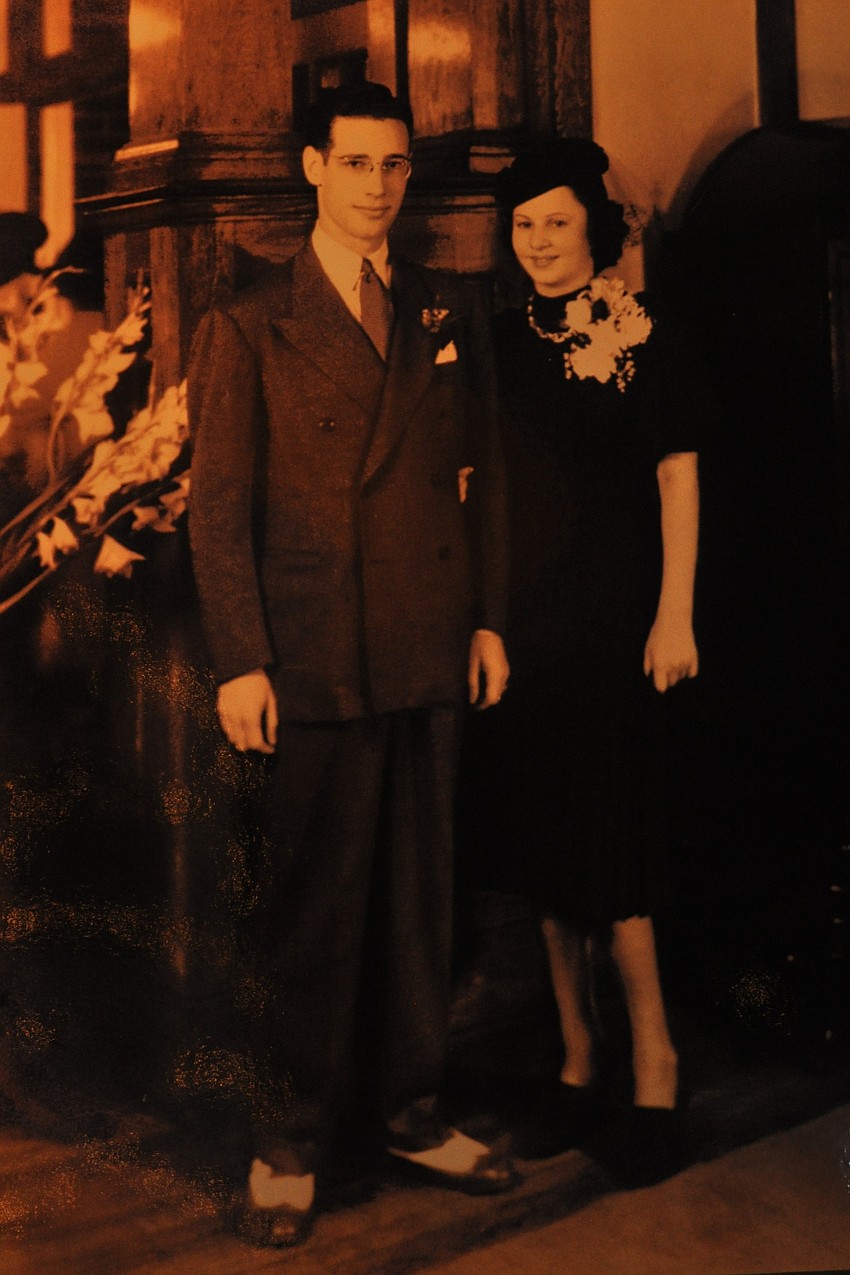 Robert and the late Mildred Rosenthal wedding photo