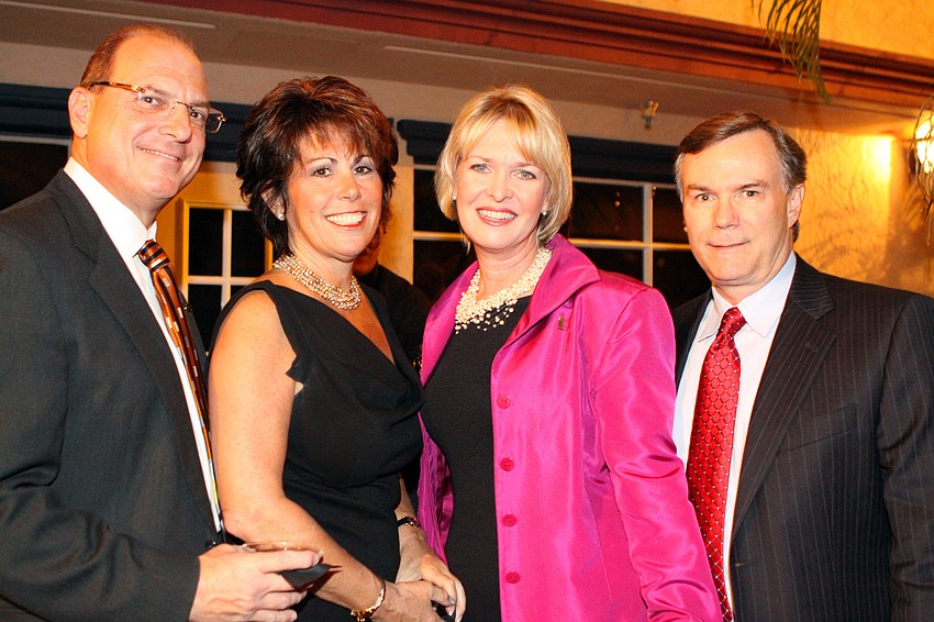 Wayne and Ronna Ruben with Veronica and Jay Brady