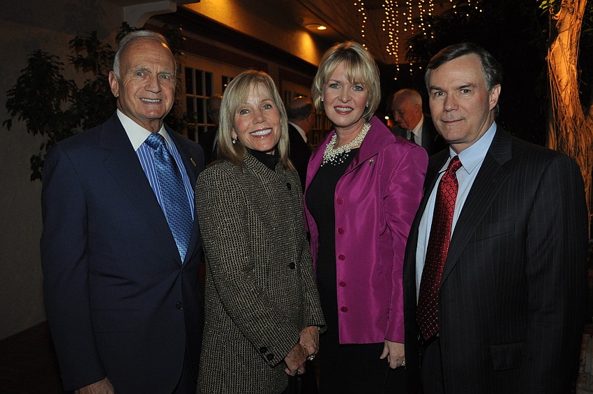 Skip and Gail Sack with Veronica and Jay Brady