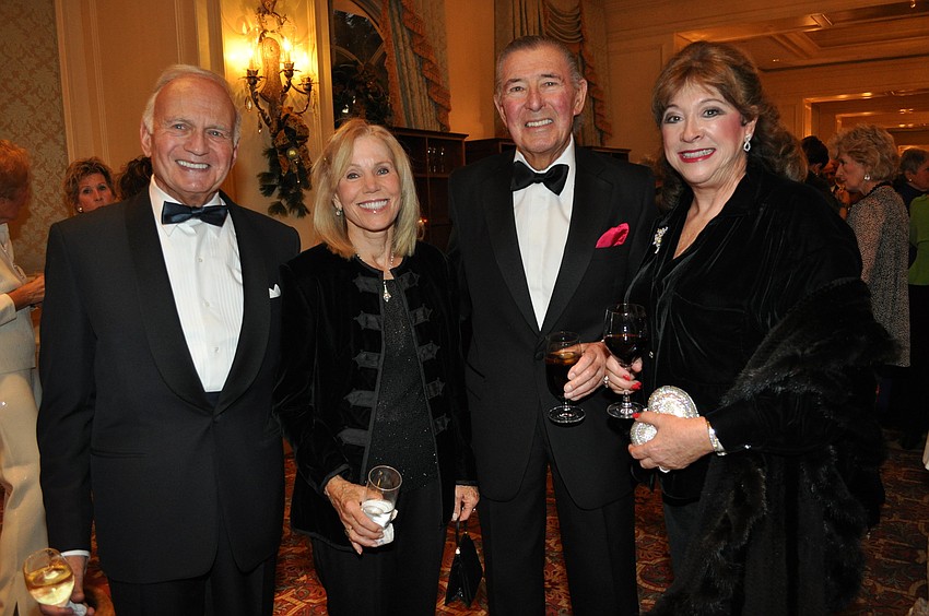 Skip and Gail Sack with Milford and Melby Lewis