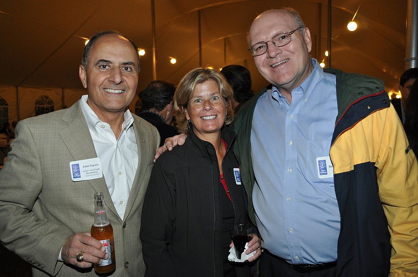 John Saputo with Betsy and Ron Koepsel