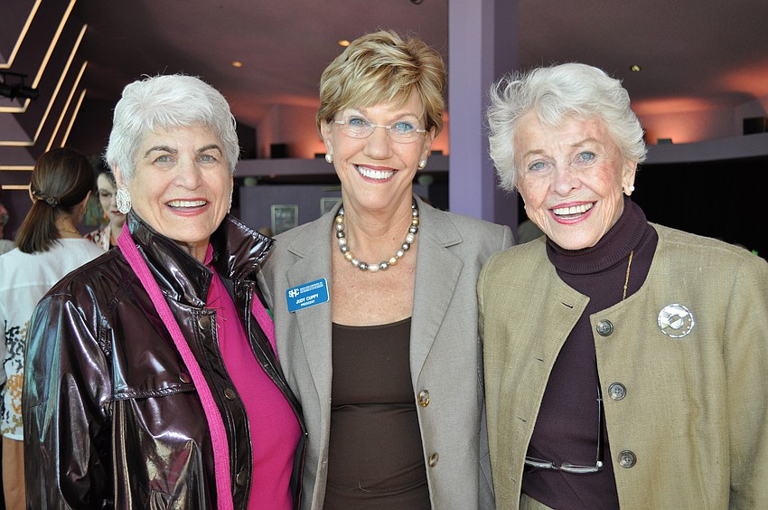 Nancy Schlossberg, Judy Cuppy and Jeanne Nunn