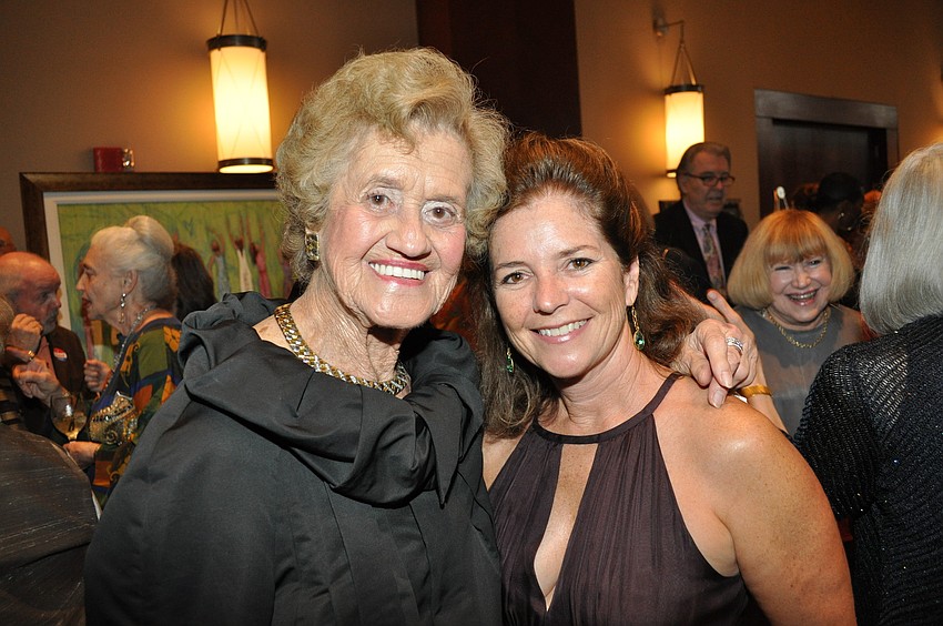 Honorary Chairwoman Betty Schoenbaum and Susan Kenyon