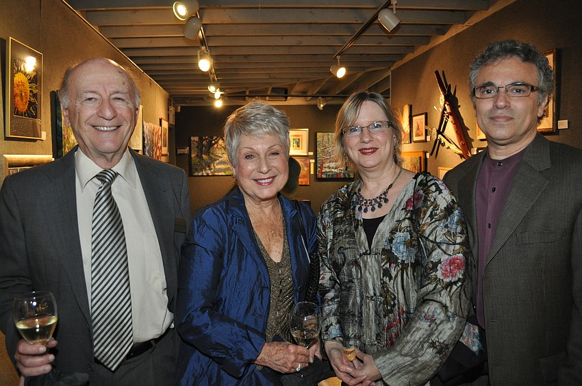Bernard and Aileen Schuman, Carol Gaskin and Nick Kavoukles