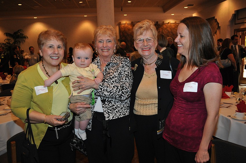 Rosemarie Seiler, Kyan Baggs, Rita Hollander, Jan Silverman and Carol Ann Mashke