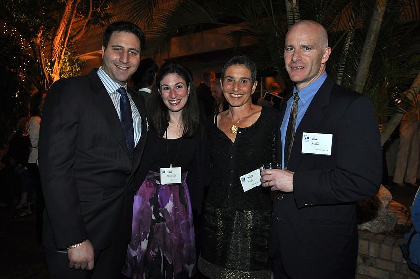 Ed and Yael Shmookler with Nelle and Dan Miller