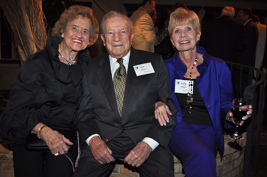 Betty Schoenbaum with Sam and Sally Shapiro