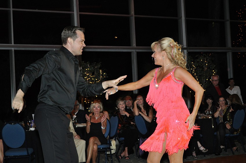 The spotlight dance featured Danas Jaksevicius, Susan Jones and Sid Pocius