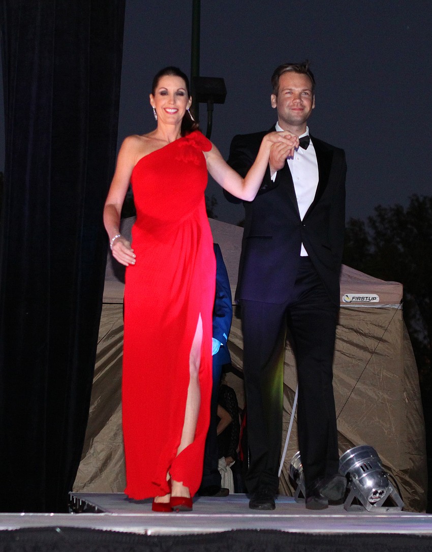 Dr. Jill Morris and Sid Pocius model for CANDance: Dancing With Our Stars