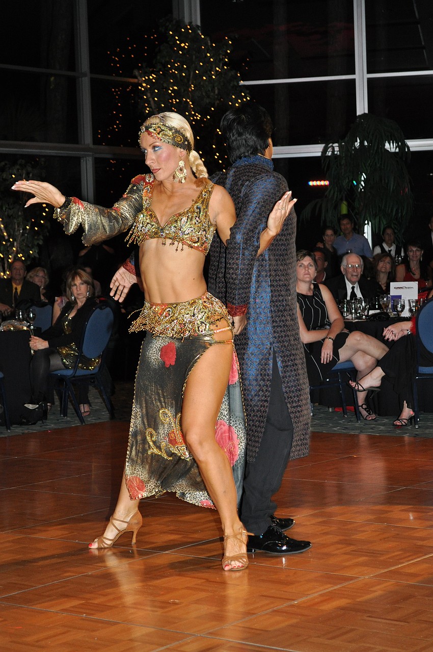 Anand Pallegar danced with Elizabeth Cartier