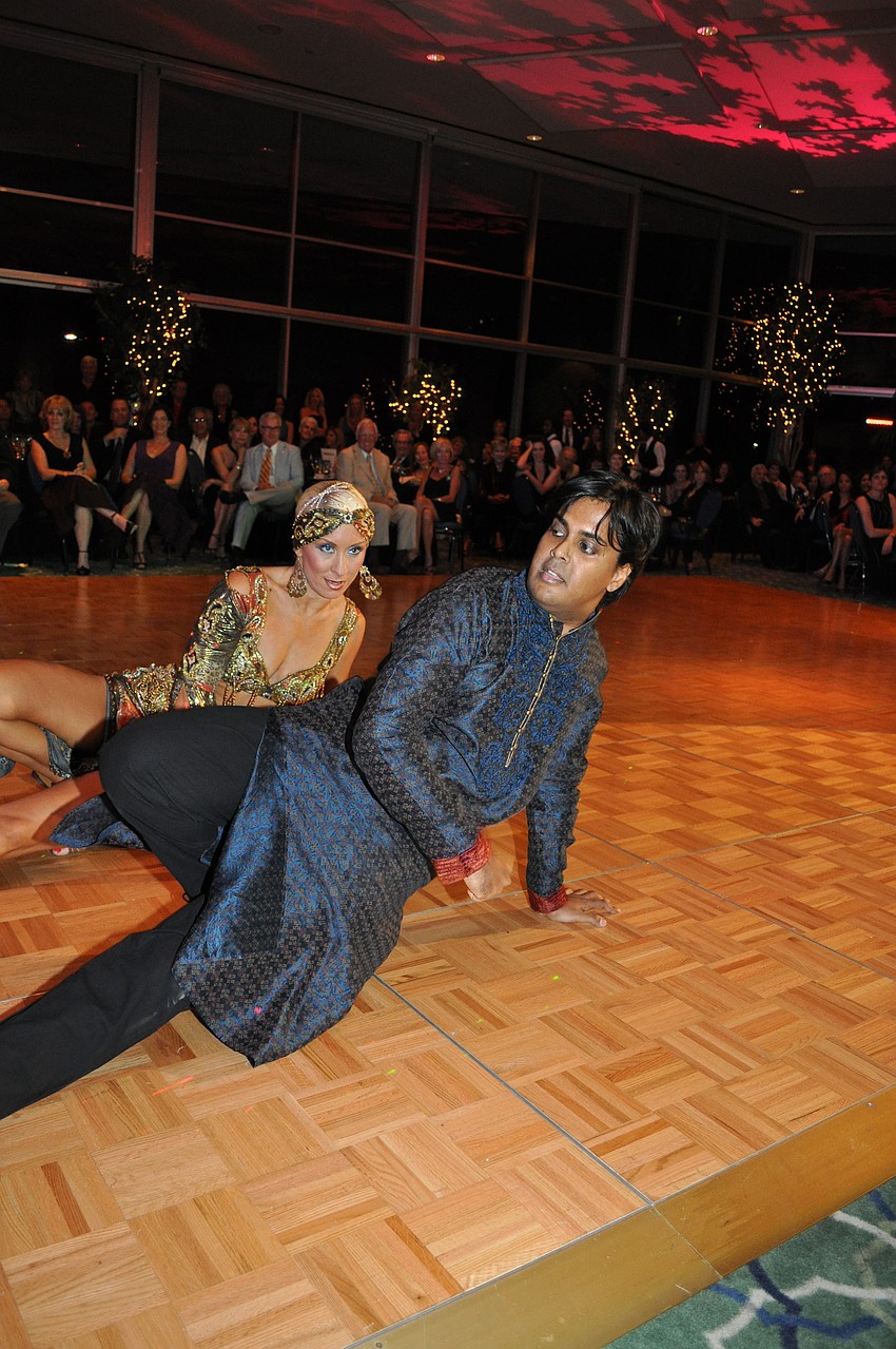 Anand Pallegar danced with Elizabeth Cartier