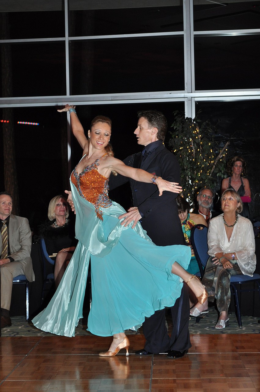 Frederic Palluel danced the waltz with Ivana Varga