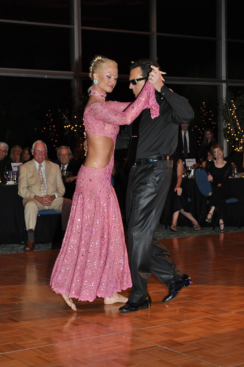 Dr. Russell Samson danced with Sonia Ragan
