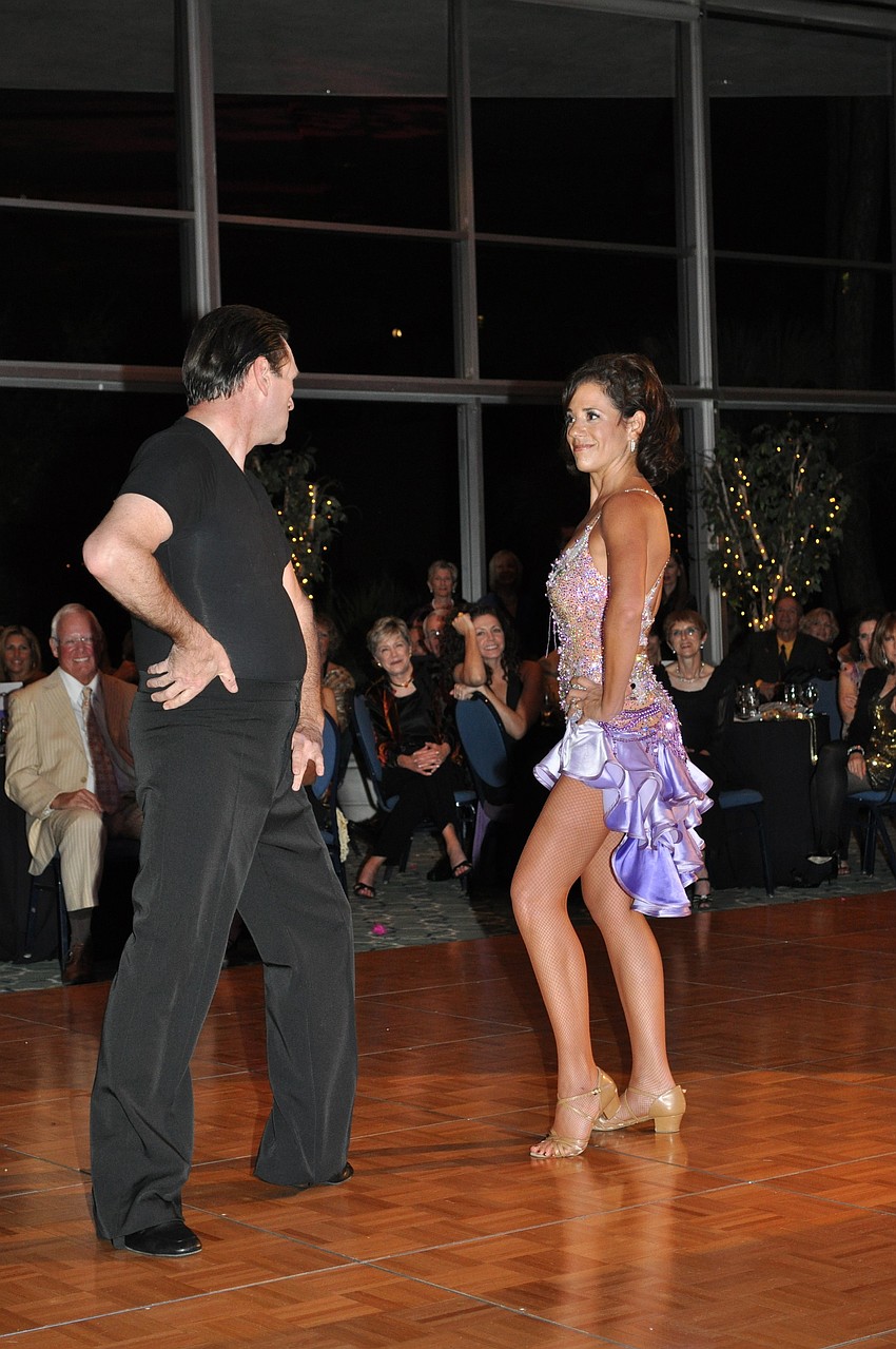 Dr. Tanya Schreibman danced the hustle with Stephen Sieg