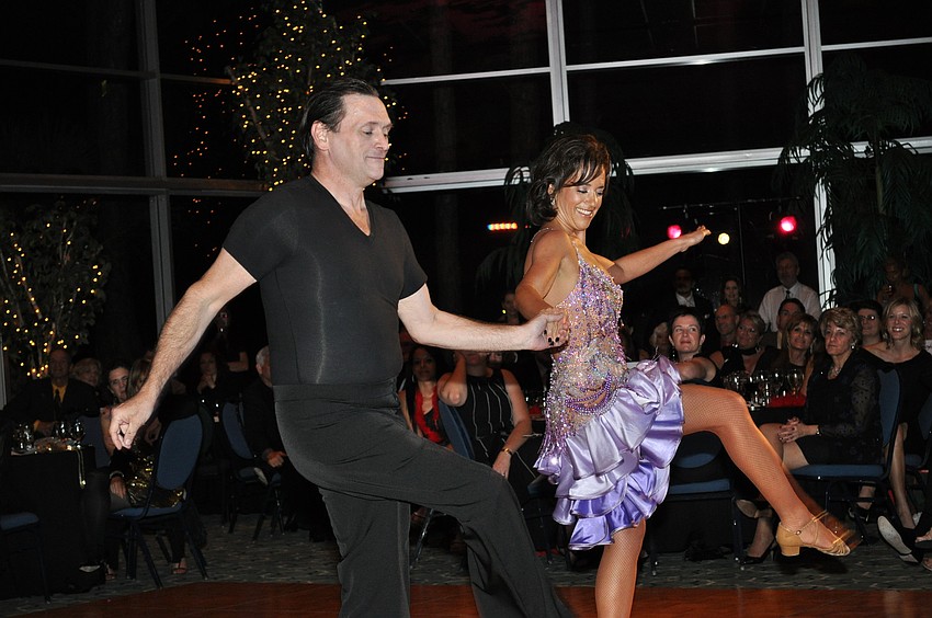 Dr. Tanya Schreibman danced the hustle with Stephen Sieg