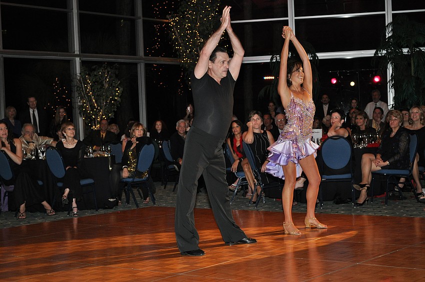 Dr. Tanya Schreibman danced with Stephen Sieg