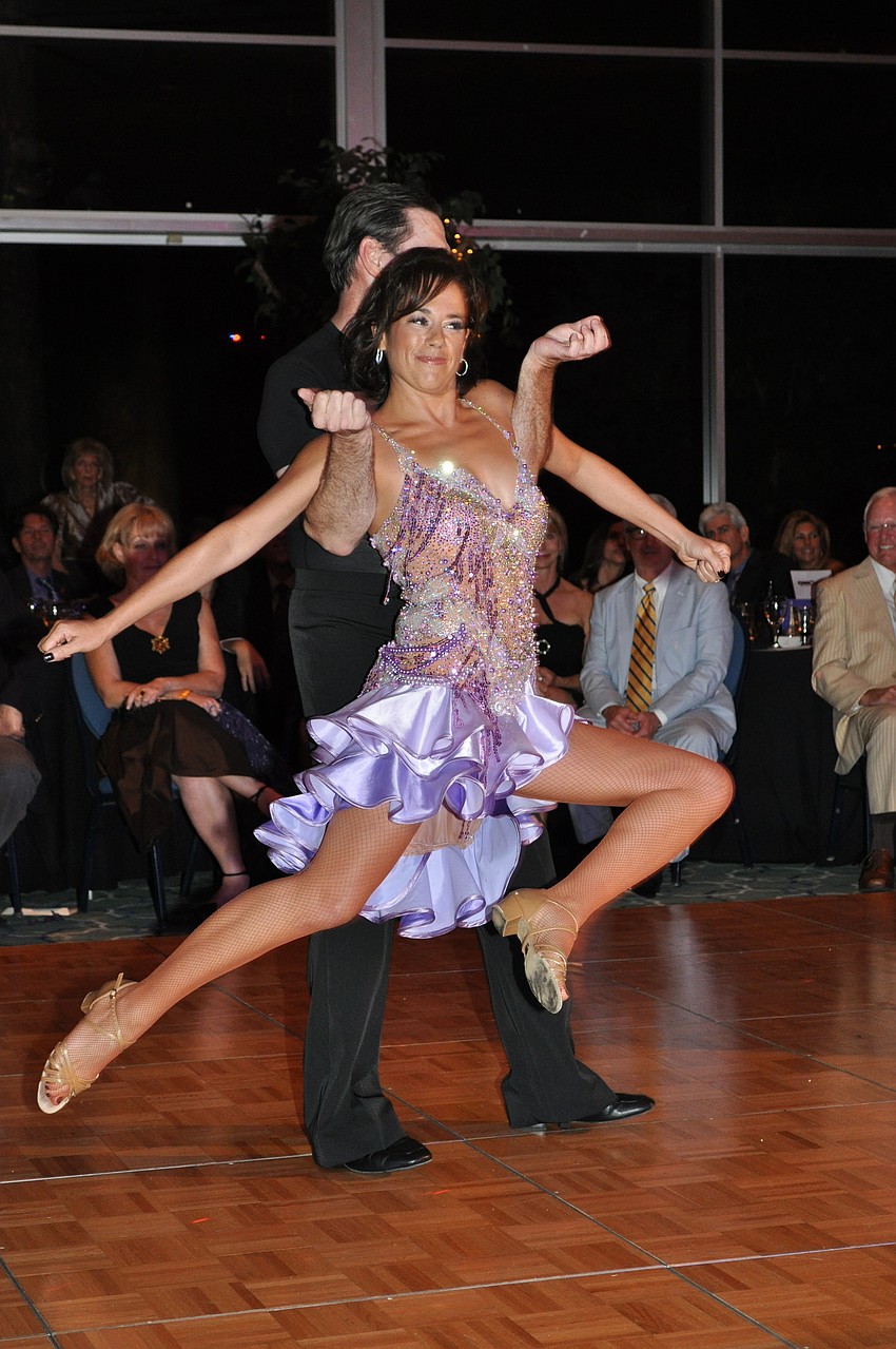 Dr. Tanya Schreibman danced the hustle with Stephen Sieg