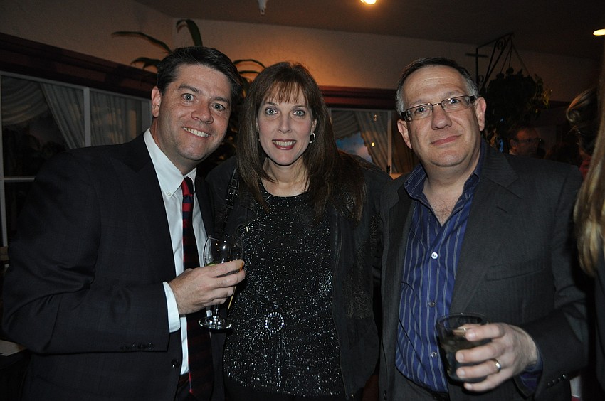 Steve and Lisa Silva and Rabbi Joel Mishkin