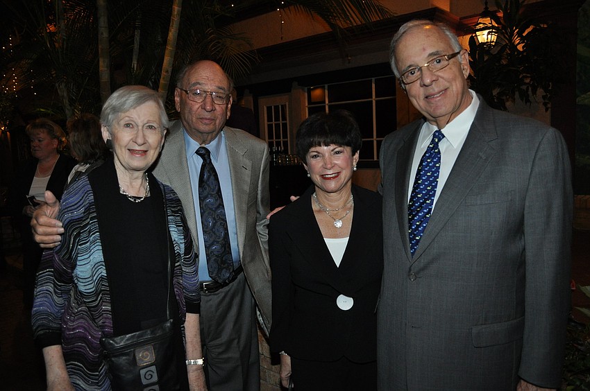 Mary Ann and Ted Simon with Sheila Wynne and Marty Fine