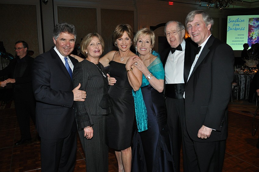 Garen and Shari Staglin, Dorothy Hamill, Lee and Bob Peterson and John MacColl
