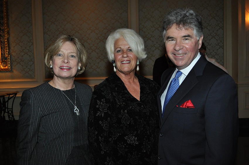 Shari Staglin, Marlene Hauck and Garen Staglin