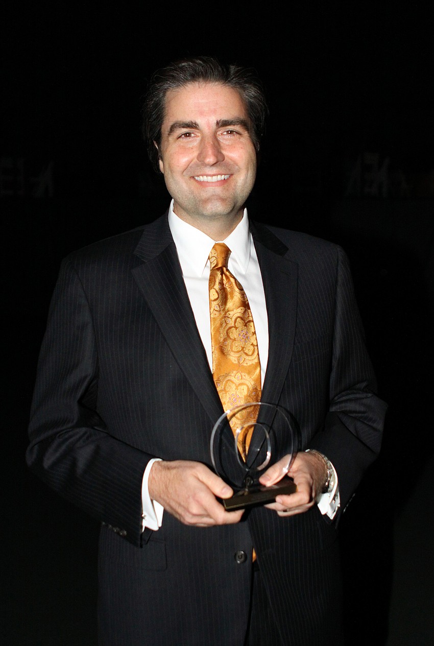 Standout Man winner Tom Luzier