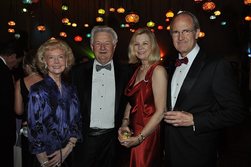 Barbara Staton and Nicolas Hemes with Ann and Tom Charters