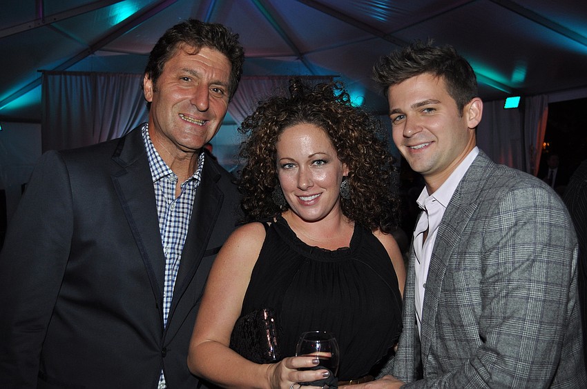 Rod Stevens with Mindy and Wayne Rollins