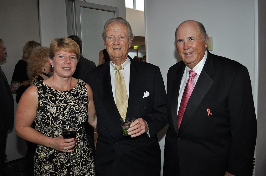 Lynn and Bob Strasser with Ed Schaye