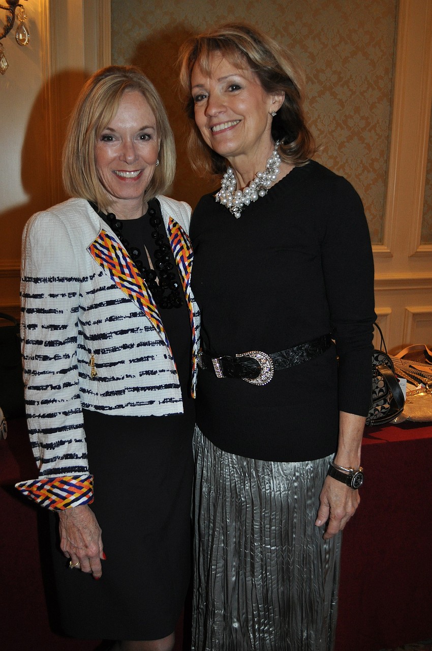 Chairwoman Sandy Strom and fashion show Chairwoman Gay Zuercher
