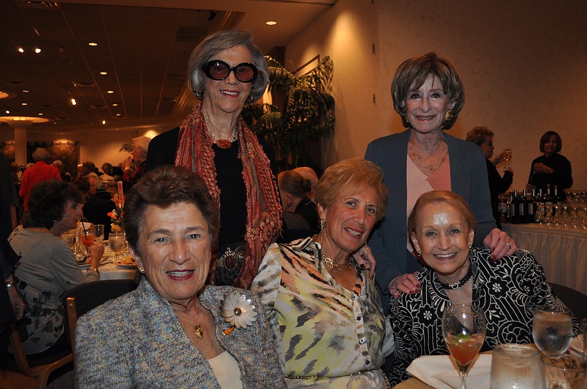 Barbara Struth, Flossie Berger, Ronnie Bernard, Alice Berkowitz and Jody Sloan
