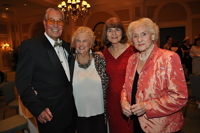Jerry and Joan Sullivan, Mary Zabim and Annelie Gustke