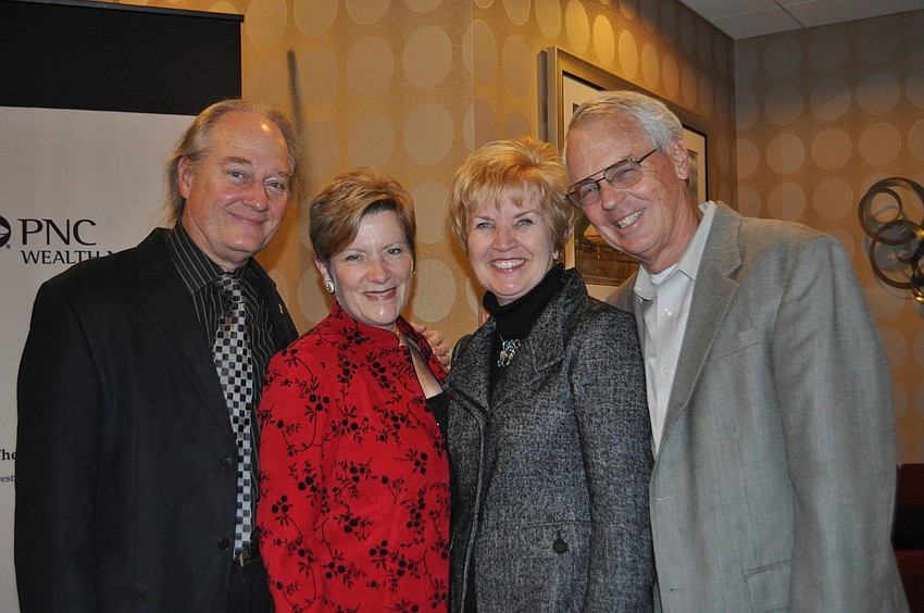 Gary Sweetman, Linda DiGabriele, and Marjie and Tom Peter