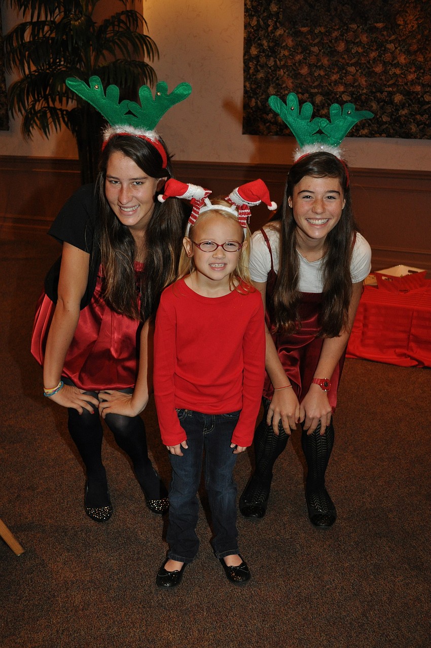 McKayla Taaffe, Morgan Butler and Carolina Elizalde