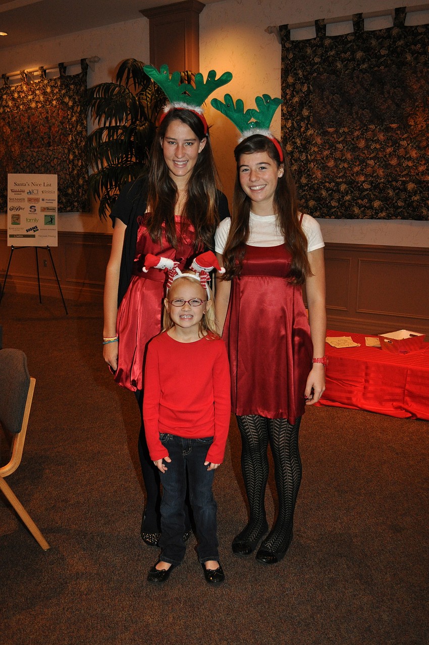McKayla Taaffe, Morgan Butler and Carolina Elizalde