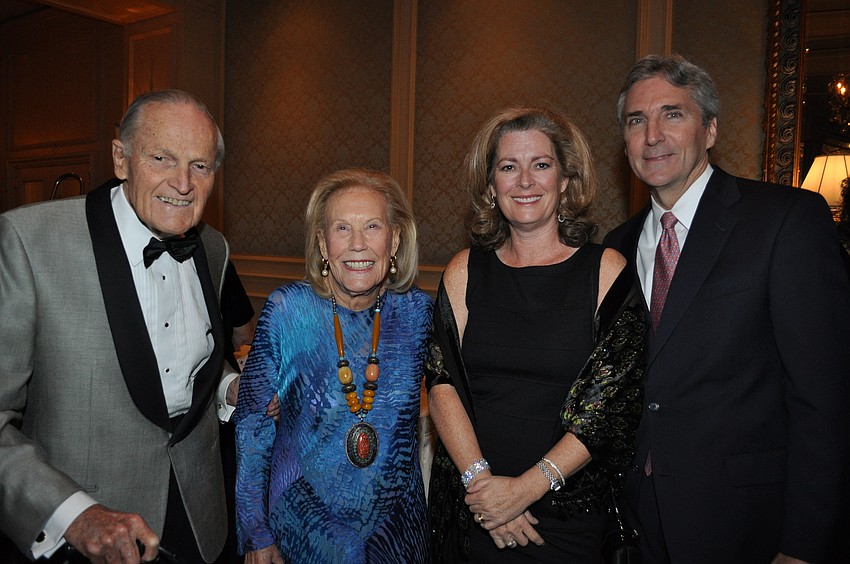 Bob and Joyce Tate with Julie and Phil Delaney