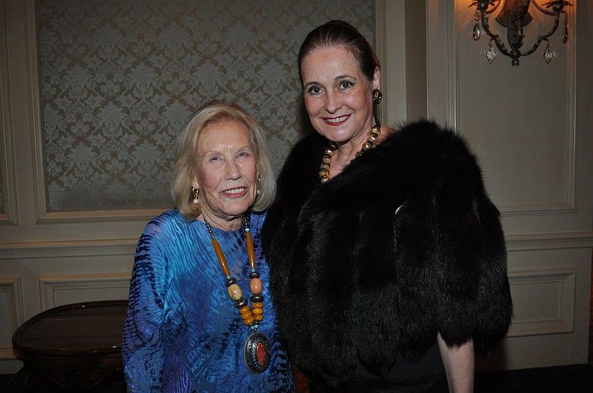 Joyce Tate and Flora Major