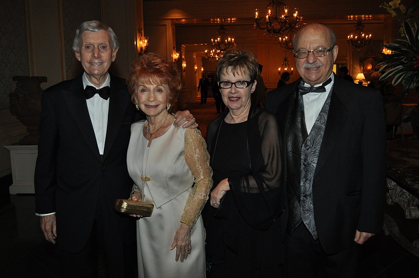 Art and Fran Timmins with Joan and Peter Wells