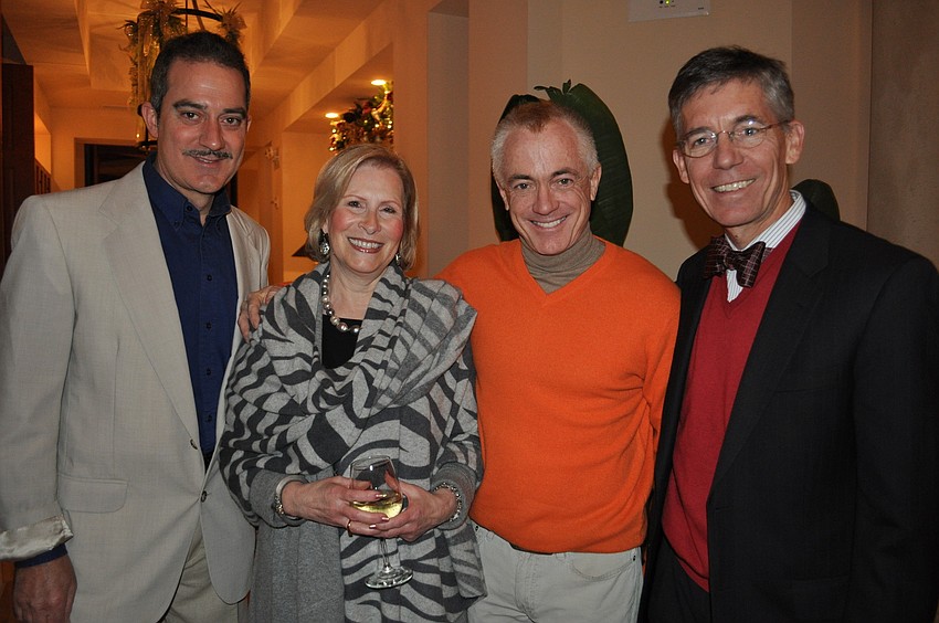 Actor Bryan Torfeh, Lisa Walsh, actor Danny Scheie and Matt Walsh