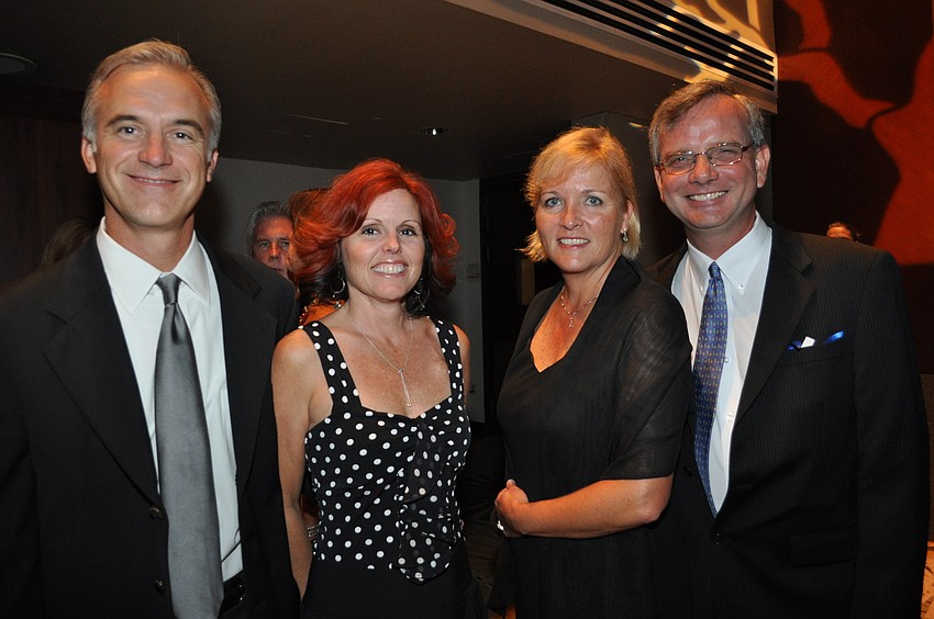 Bill and Kathy Waddill, Lucy and Michael Beaumier