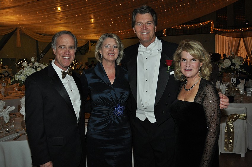 Richard Webb, Karen and Bill Merrill and Leighann Webb